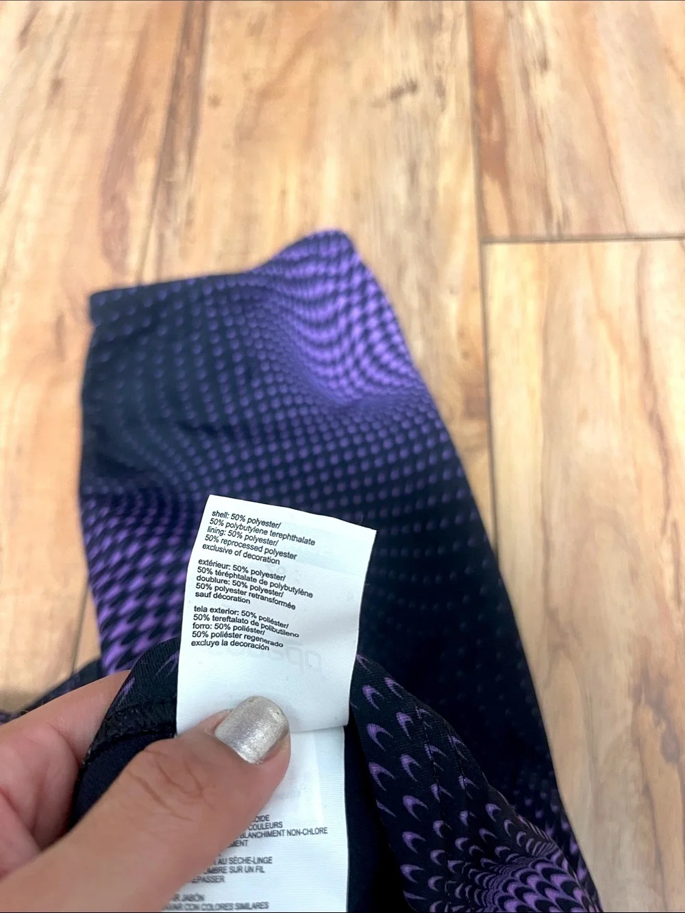NWT SPEEDO Men's Flow Jammer in Black/Purple